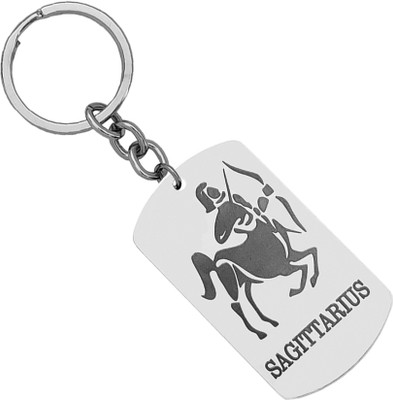 Sullery Dog Tag Astrology Jewelry Zodiac Charm KeychainSulleryLCSKey202323 Key Chain
