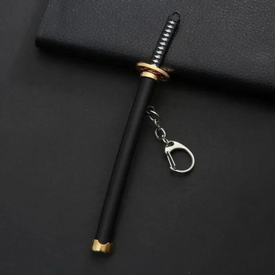 Zuigo katana black sword 01501 Key Chain