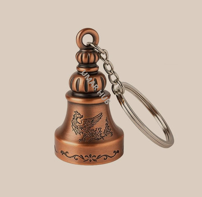 UMAR Good Luck Key Chain For Bike Key Ring Guardian Bell Keychain Key Chain