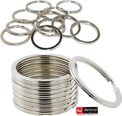 Vertical Enterprises Key Rings Stainless Steel 27mm Diameter (Set of 50) Key Chain