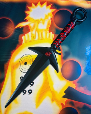 K C Metal Samurai Katana Knife Weapon of Anime Naruto | High Quality Metal Key Chain