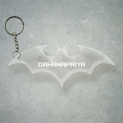 SY Gifts Batman Logo Desigh With Dahanapriya Name Key Chain