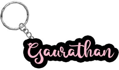 SY Gifts BPK Gaurathan Name Keychain Key Chain