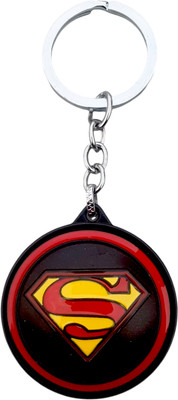 EazzyKeychain Good quality stylish superman rotating multicolour metal keychain Key Chain