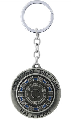 HappierYou Spinner 3D Iron Man Proof That Tony Stark Has A Heart Girl Boys Avenger Keychain Key Chain