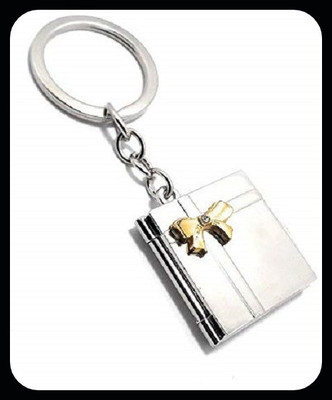 gtrp Trendy-Book-Shape Double Photo Key Chain