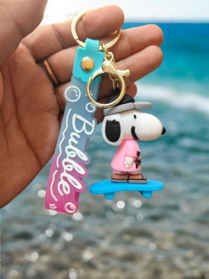YuNiesto Appealing & Lightweight 3D Rubber Keyring Key Chain