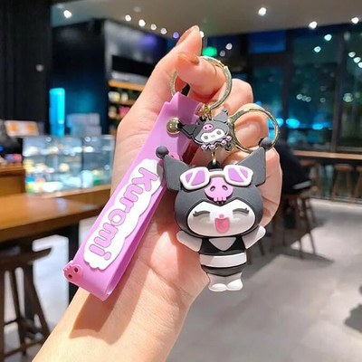 Vadhavan Kawaii Anime Character Keyring for Bags, Backpacks, Purse Handbag or Car Keys Key Chain