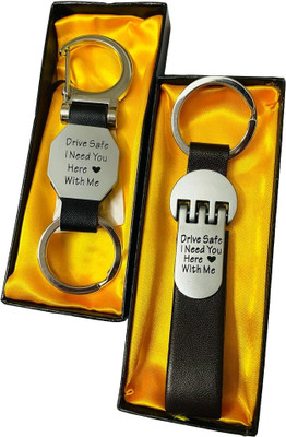 BBG FK_Drive safe i need you here combo set keychain for gifting Key Chain