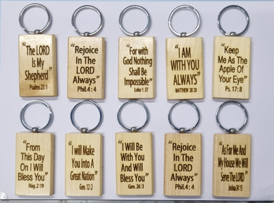 BLESSINGS Set Of 10 Christianity -10 Key Chain