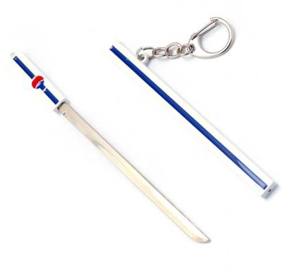 Mubco Naruto Sasuke Sword Kusanagi Metal Mini Katana Collectible Anime Toys Model Gift Key Chain
