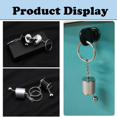 gtrp Gear Transmission Fidget Keychain Creative Auto Part Model Six-Speed 80 Key Chain