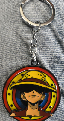 mik DR.LUFFY ONE PIECE PREMIUM METAL ROTATING Key Chain