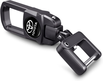 NIVIZEN 360 Degree Rotating Heavy Duty Car Keychain For Toyota Car All Model Key Chain