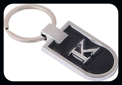 gtrp Keychain-K Letter Alphabet Metallic Key Chain Key Chain