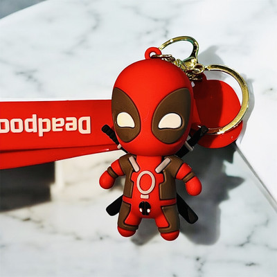 CUCLKS Cool Deadpool Character Keychain - Action Hero & Trendy Accessory Key Chain
