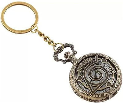 gtrp Naruto New Hd Premium Pocket Watch Metal Keychain Retro Vintage Key Chain