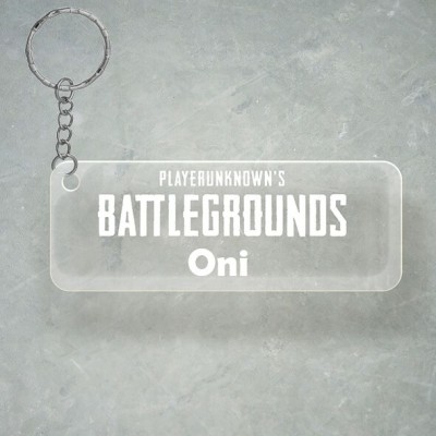SY Gifts PUBG Design With Oni Name Key Chain