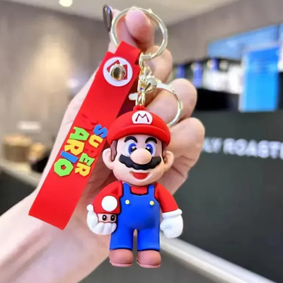 Syshri Adorable Cartoon Keyring for Kids | Silicone Bag, Purse & Car Key Accessory Key Chain