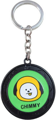 PEARLISH Bts/ BT21 - (RJ) 360 Degree Rotating Keychain Key Chain