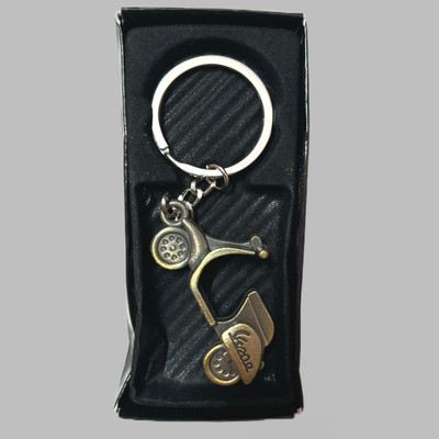 Eskoos Premium Metal Scooter Design Keychain For Bike Car Keyring Key Chain