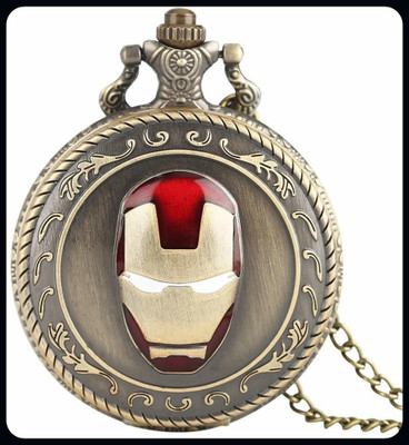 BBG BBG_Super Hero Face Pocket Watch (001)-A Key Chain