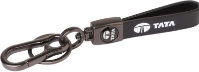 SHRI JI Leather Patti Keychain for TATA With Key Rings Key Chain