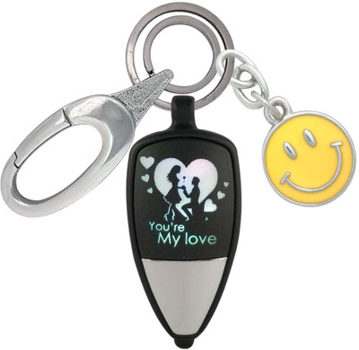 HANDSOME ISK You're My Love LED Light With Smiley Locking Lock Key Chain