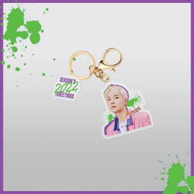 sharangu J-Hope| BTS Members Keychain with greeting 2022 charm Keyring Key Chain