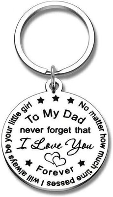 Myurawells Dad Gifts Keychain from Daughter Father’s Day Birthday Key Chain