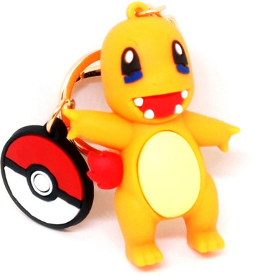 Trunkin TRN3388 Cute Classy Pokemon Charmander Silicone Heavy Keyring Key Chain