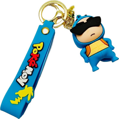 BBG NEW_Pikachu In Goggles premium quality keychain with hook strap Key Chain