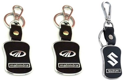 GSV Double Mahindra,Suzuki logo hook Keychain best quality Key Chain