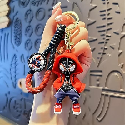 gtrp Cute Mask Man Hoddie Silicone 3D Key Chain with Strap Charm N07 Key Chain