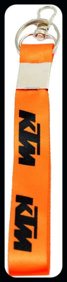 Meeko.com Fabric Bike Logo Hook for Bike Lover (Orange)-KC Key Chain