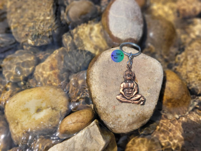 HARIDWARR Meditation Hanuman Key Chain_1 Key Chain