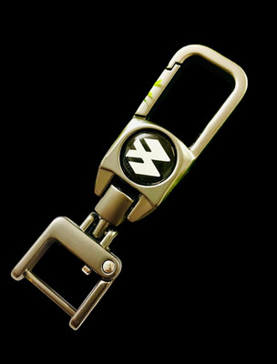 gtrp Metal Keychain Side Logo Keychain Premium and Stylish Design | Black Color 01 Key Chain