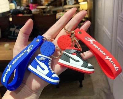 SRG Nike Jordan Rubber Shoe Combo Keychain Key Chain