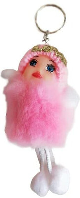 salvusappsolutions Pink Doll_KEYRING Key Chain