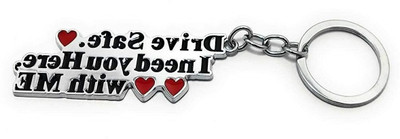 gtrp key Chain-Safe I Need You Here, with Me Leather Keychain Key Chain