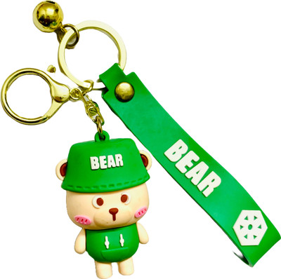 GKM PVC Keychain For Gifting With Key Ring Anti-Rust Key Chain