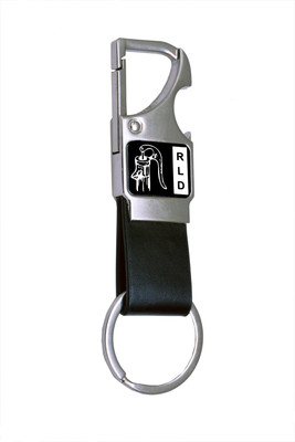 TRAQ RLD (RASHTRIYA LOK DAL) ENGRAVED METAL KEYCHAIN WITH OPENER FOR CAR OR BIKE Key Chain