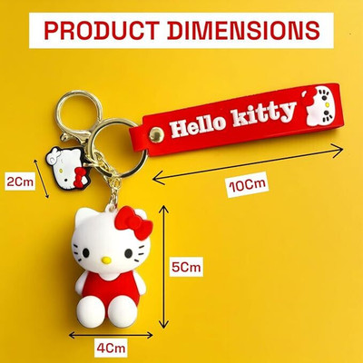 gtrp Hello Kitty Cute Gift - Kawaii Anime Key chain Charms 06-New60 Key Chain