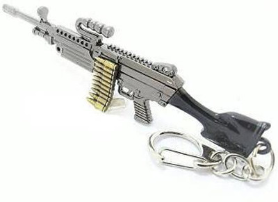 Meeko.com PUBG Theme Premium Key Chain AWM M249 Sniper Gun Keychain Key Chain