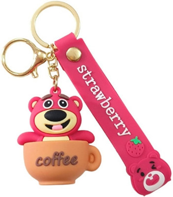 PEARLISH Cute Teddy Bear 3D Keychain Key Chain