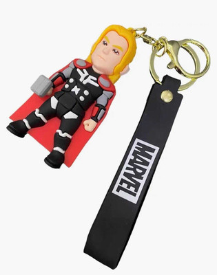 BGH Silicone 3D Keychain Action Superhero Keyring Stylish & Flexible Design Key Chain