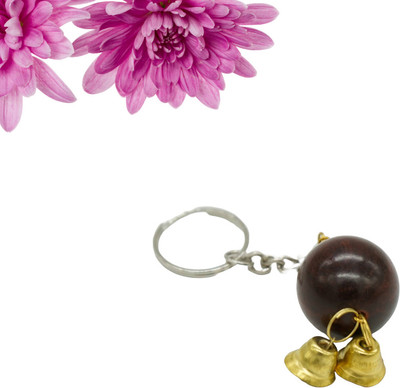 ANAWARIYAS Red Sandalwood Bead Style Keychain | Lal Chandan Key Chain