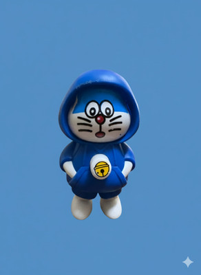 BEBOTA DORAEMON BLUE FACE EXPRESSION CHANGER PLASTIC KEYCHAIN PLAYTOY PACK OF 1 Key Chain
