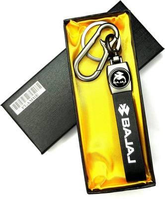 FLAMBE bajaj Bike Metal Leather Belt keychain Key Chain