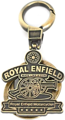 Keychain gallery Metal Made Like A Gun Antique Hook Keychain Compatible with Royal Enfield Key Chain